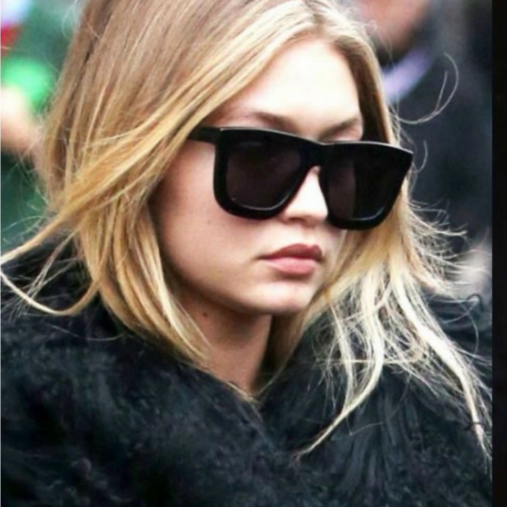 Karen Walker Bold Black Sunglasses